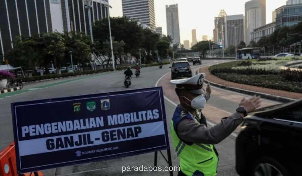 Ganjil-Genap Jakarta Tetap Berlaku Senin, 13 April 2026