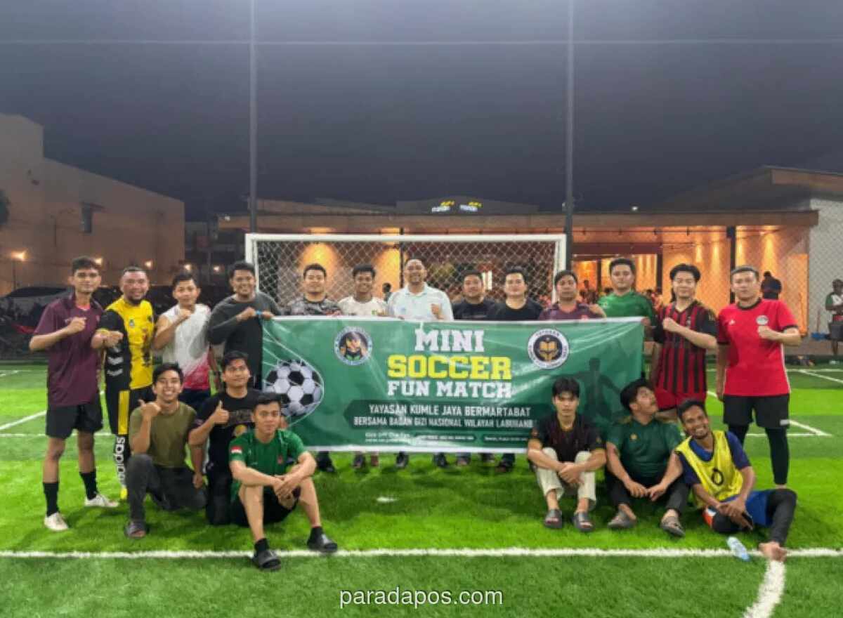 Yayasan dan BGN Labuhanbatu Gelar Pertandingan Mini Soccer untuk Pererat Sinergi Program Dapur MBG