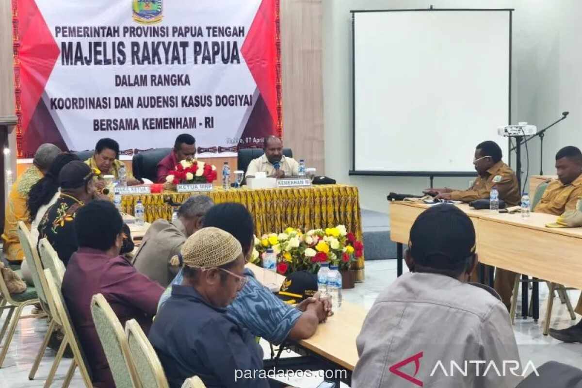 MRP Papua Tengah Desak Pemerintah Ganti Strategi Keamanan dengan Dialog dan Kesejahteraan