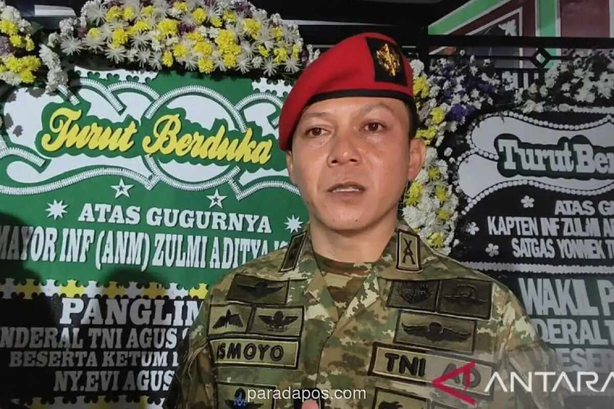 Panglima TNI Pimpin Upacara Pemakaman Militer Mayor Zulmi Gugur di Lebanon