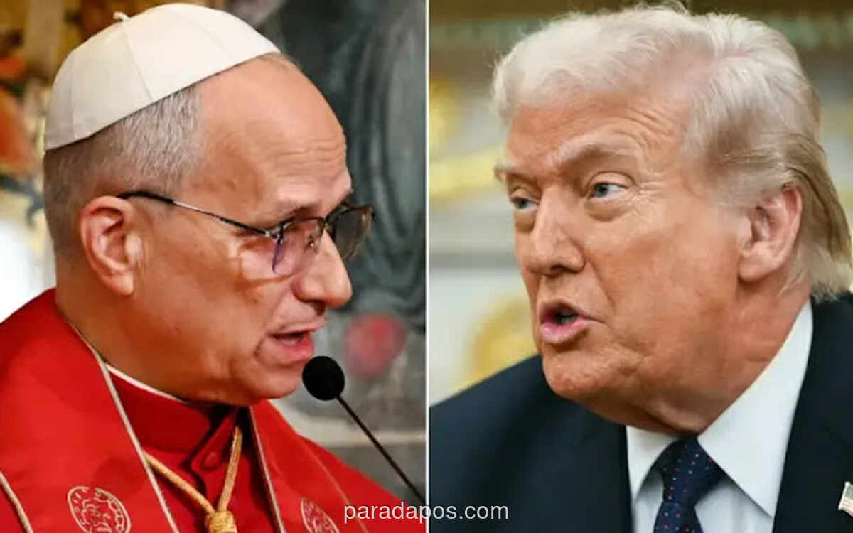 Paus Leo XIV Tolak Intimidasi Trump, Tegaskan Seruan Damai Bukan Politik