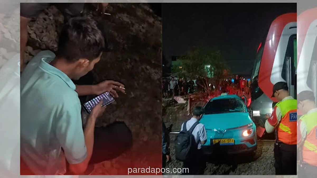 Kecelakaan Beruntun di Bekasi: Mobil Taksi Macet di Rel Picu Tabrakan KRL dan KA Argo Bromo Anggrek