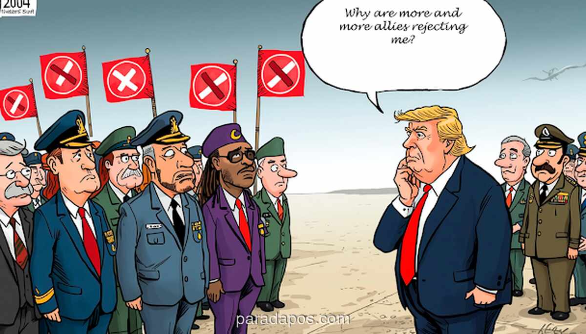 Sekutu Eropa Tolak Dukungan Militer, Trump Kecam sebagai Tidak Tahu Terima Kasih