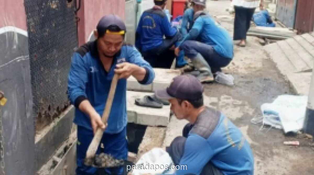 Pemerintah DKI Selesaikan Perbaikan Saluran Air di Gang 8 Tambora