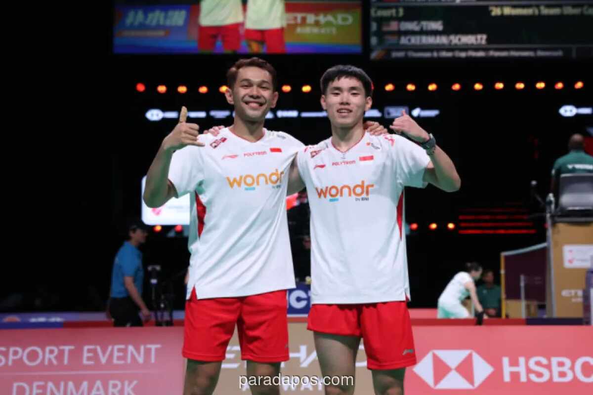 Fajar/Joaquin Selamatkan Indonesia, Imbangi Thailand 2-2 di Piala Thomas 2026