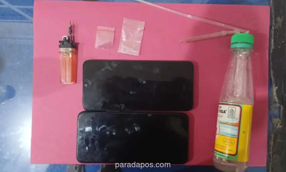 Polres Dharmasraya Amankan Lima Pria dan Sita Sabu dalam Penggerebekan di Pulau Punjung