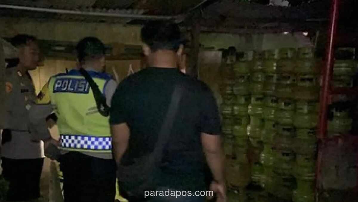 Polisi Gerebek Rumah Pengoplosan Gas Elpiji Bersubsidi di Bogor
