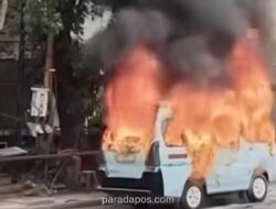 Polisi Buru Pelaku Pembakaran Angkot di Tanah Abang yang Dipicu Sengketa Antrean, Empat Saksi Diperiksa