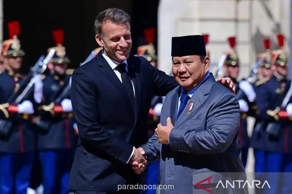 Presiden Prabowo dan Macron Gelar Pertemuan Bilateral Tertutup di Paris