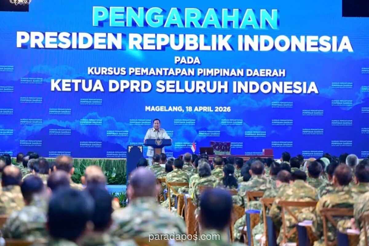 Prabowo Serukan Persatuan Nasional kepada Seluruh Ketua DPRD di Magelang