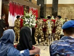 Presiden Prabowo Pimpin Penghormatan Terakhir untuk Tiga Prajurit TNI Gugur di Misi PBB Lebanon
