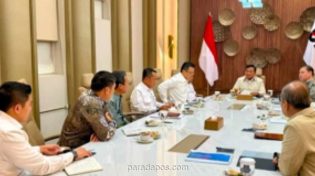 Prabowo Pimpin Rapat Terbatas, Fokus pada Percepatan Program Strategis