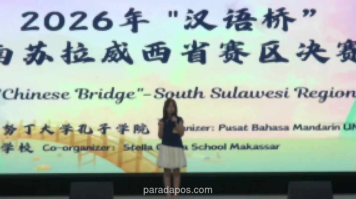 Final Chinese Bridge Competition di Makassar, Peserta dari SMP hingga Universitas Siap Berlomba Bahasa dan Budaya Mandarin