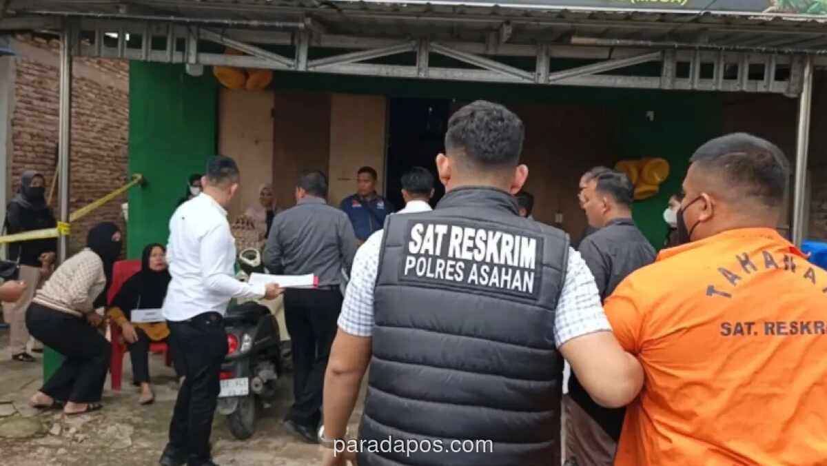 Rekonstruksi Kasus Pembunuhan di Asahan Ricuh Akibat Amukan Keluarga Korban