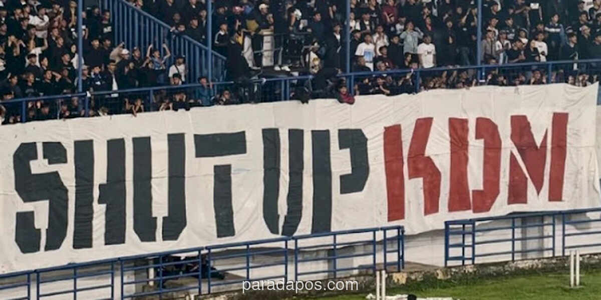 Dedi Mulyadi Berterima Kasih atas Spanduk ‘Shut Up KDM’ dan Luruskan Isu Bonus Rp1 Miliar untuk Persib