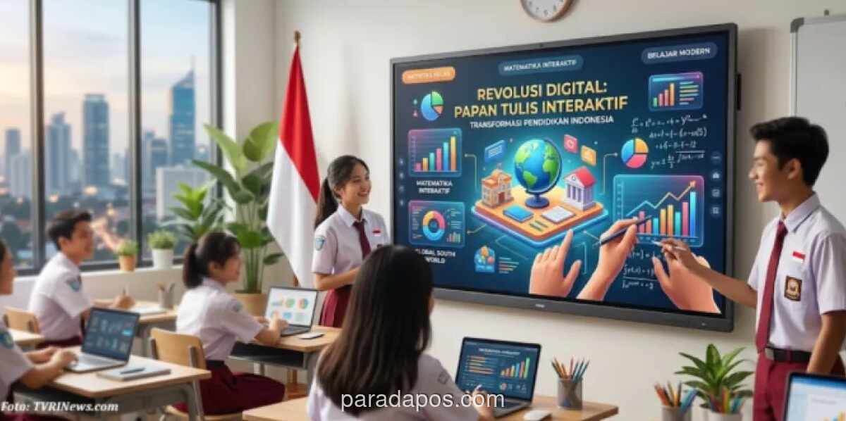 Indonesia Soroti Dunia dengan Transformasi Digital Pendidikan, 288 Ribu Kelas Sudah Gunakan Panel Interaktif