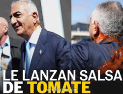Reza Pahlavi Dilempar Saus Tomat saat Konferensi Pers di Berlin