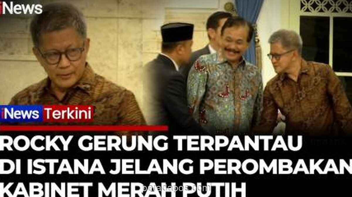 Rocky Gerung Hadir di Pelantikan Menteri, Sebut Menteri Lingkungan Hidup Baru Keluarga Saya