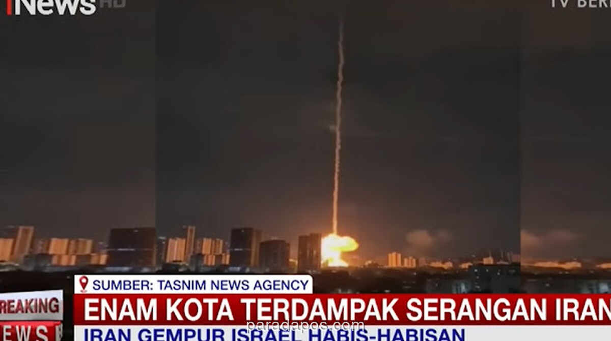 Rudal Iran Hancurkan Gedung Apartemen di Haifa, Empat Orang Terluka