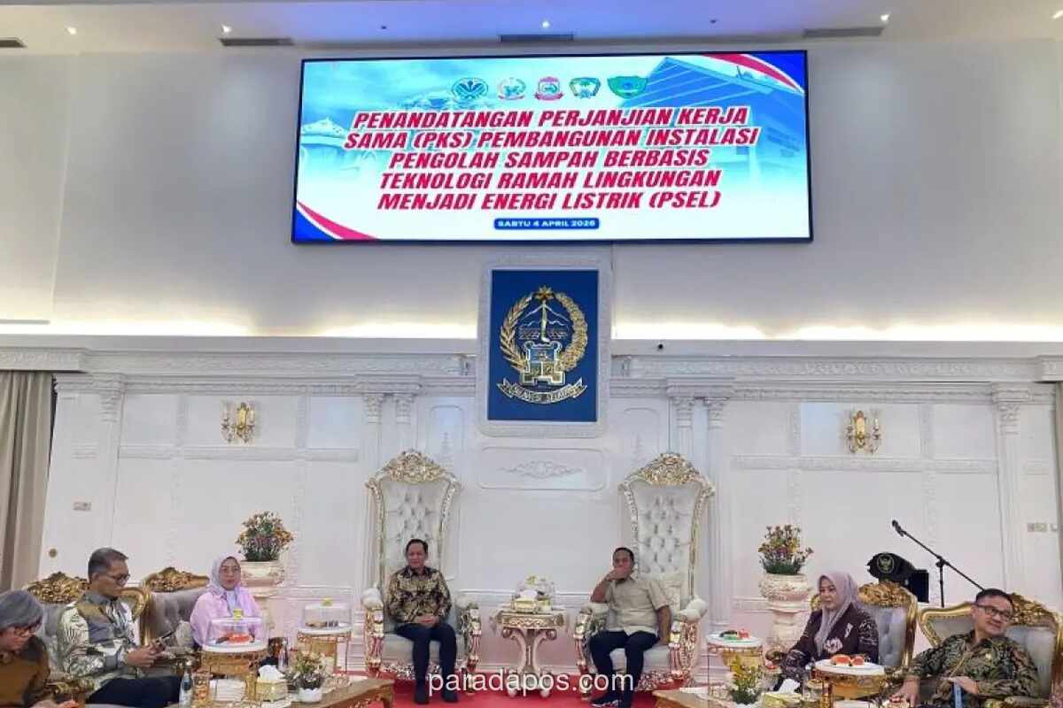Pemerintah dan Sulsel Resmikan Kerja Sama Bangun PLTSa di Makassar