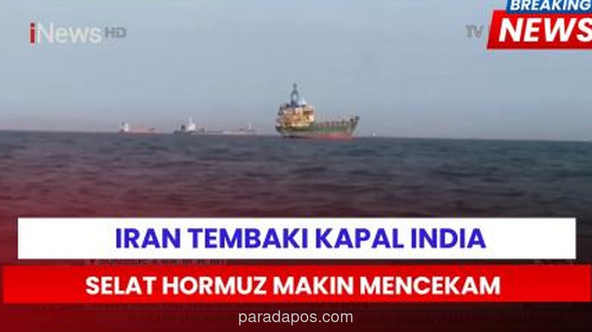 Ketegangan Selat Hormuz Memuncak, Iran Tembaki Kapal Dagang dan Ancam Tutup Selat
