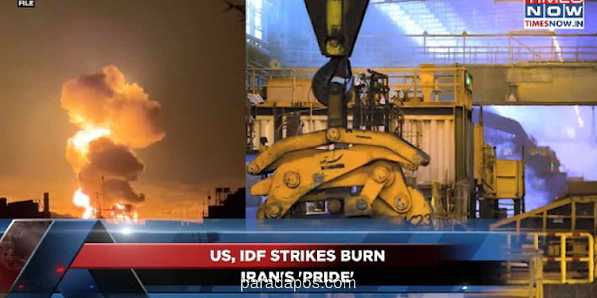 Serangan Udara Lumpuhkan Dua Pabrik Baja Terbesar Iran, Pemulihan Diprediksi Satu Tahun