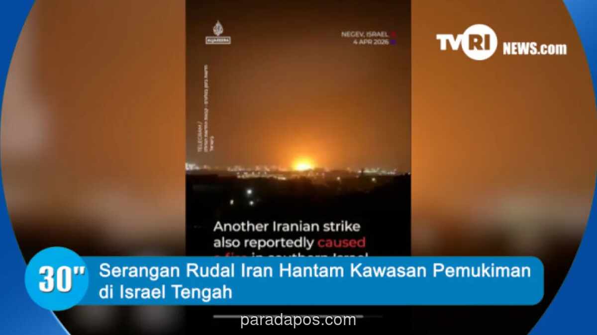 Iran Lancarkan Serangan Rudal Skala Besar, Sejumlah Kota Israel Alami Kerusakan Fisik