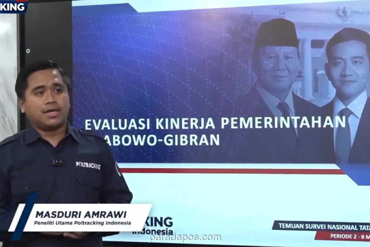 Survei: 74,1% Publik Puas dengan Kinerja Pemerintahan Prabowo-Gibran