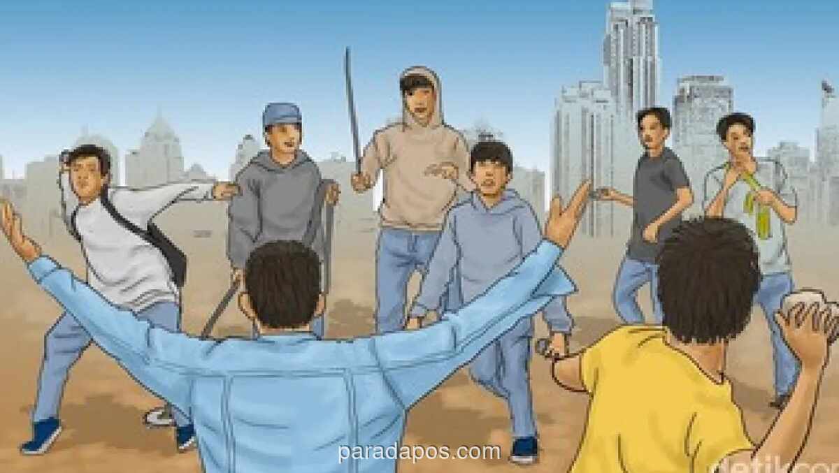 Dua Remaja Yogyakarta Dibacok dalam Duel Gladiator Syarat Keluar Geng Motor