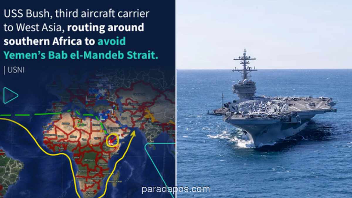 AS Alihkan Rute Kapal Induk dan Blokade Selat Hormuz Usai Gagal Perundingan dengan Iran