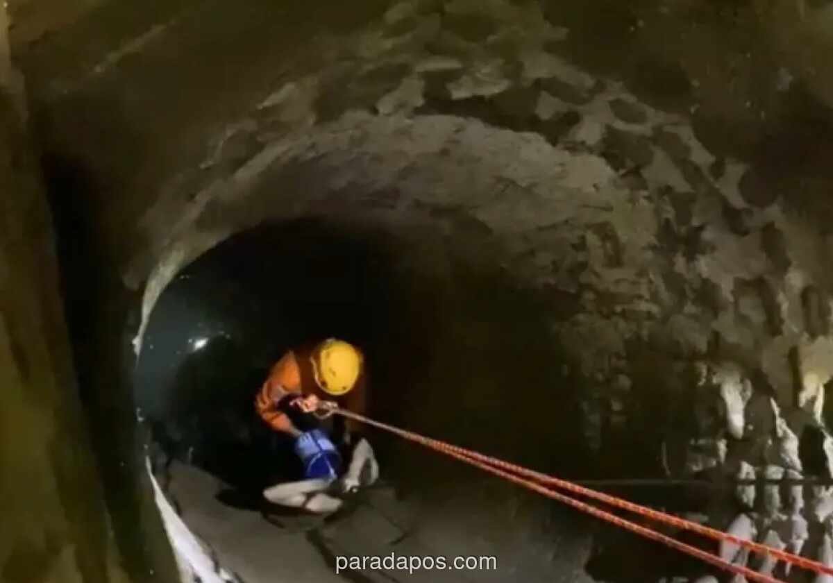 Pria di Tanah Datar Selamat Setelah Dievakuasi dari Dalam Sumur