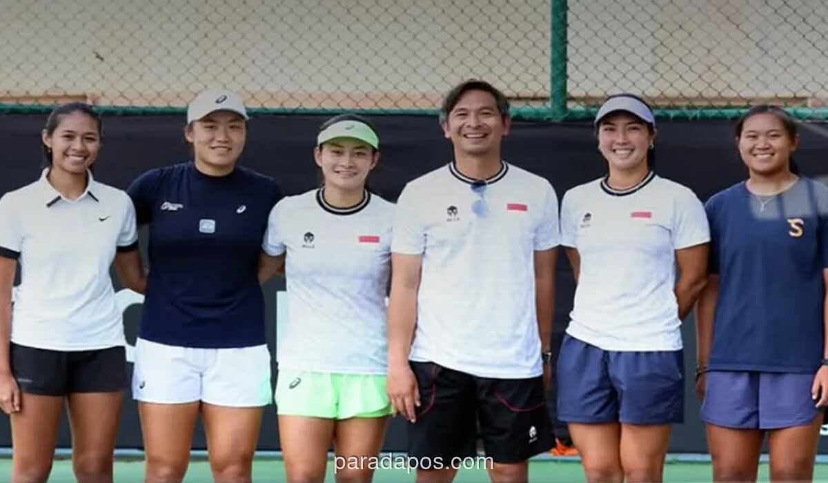 Tim Tenis Putri Indonesia Hajar India 3-0, Kokoh di Posisi Kedua Grup