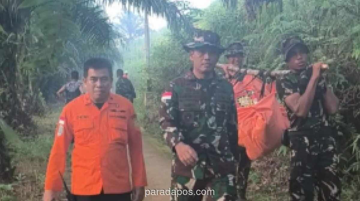 Tim Gabungan TNI Evakuasi 8 Jenazah Korban Helikopter Jatuh di Sekadau