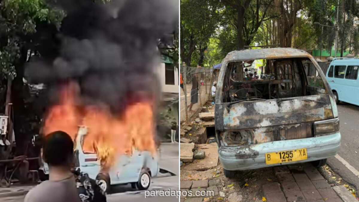 Pelaku Pembakar Angkot di Tanah Abang Tersinggung Teguran soal Antrean, Korban Luka Bakar Parah