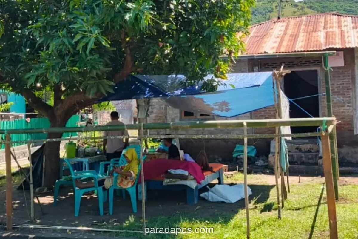 Gempa M 4,7 di Flores Timur, Ratusan Warga Masih Mengungsi Akibat Trauma