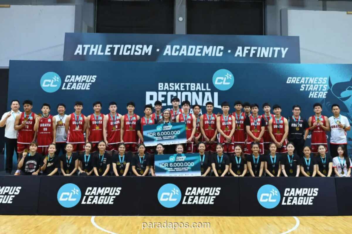Ubaya Sapu Bersih Gelar Juara Putra dan Putri Campus League Basketball 2026 Regional Surabaya