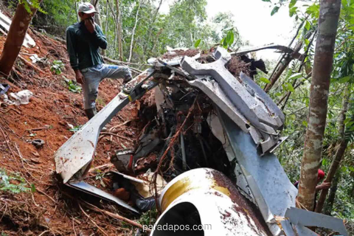 Helikopter H130 Jatuh di Sekadau, Seluruh 8 Penumpang Tewas