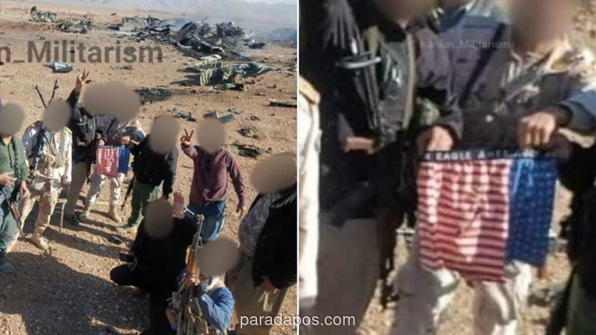 Iran Klaim Temukan Barang Pribadi Pilot AS dari F-15E yang Ditembak Jatuh