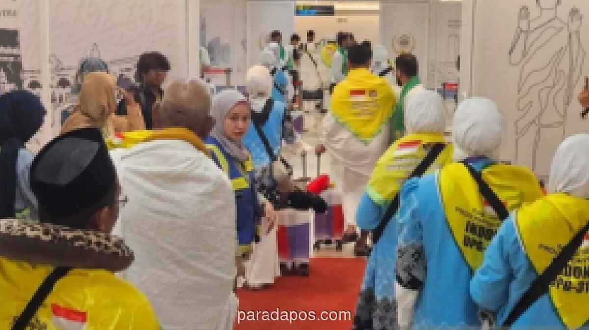393 Calon Haji dari Sulawesi Selatan dan Papua Diberangkatkan ke Makkah, Empat Jemaah Batal Terbang karena Sakit
