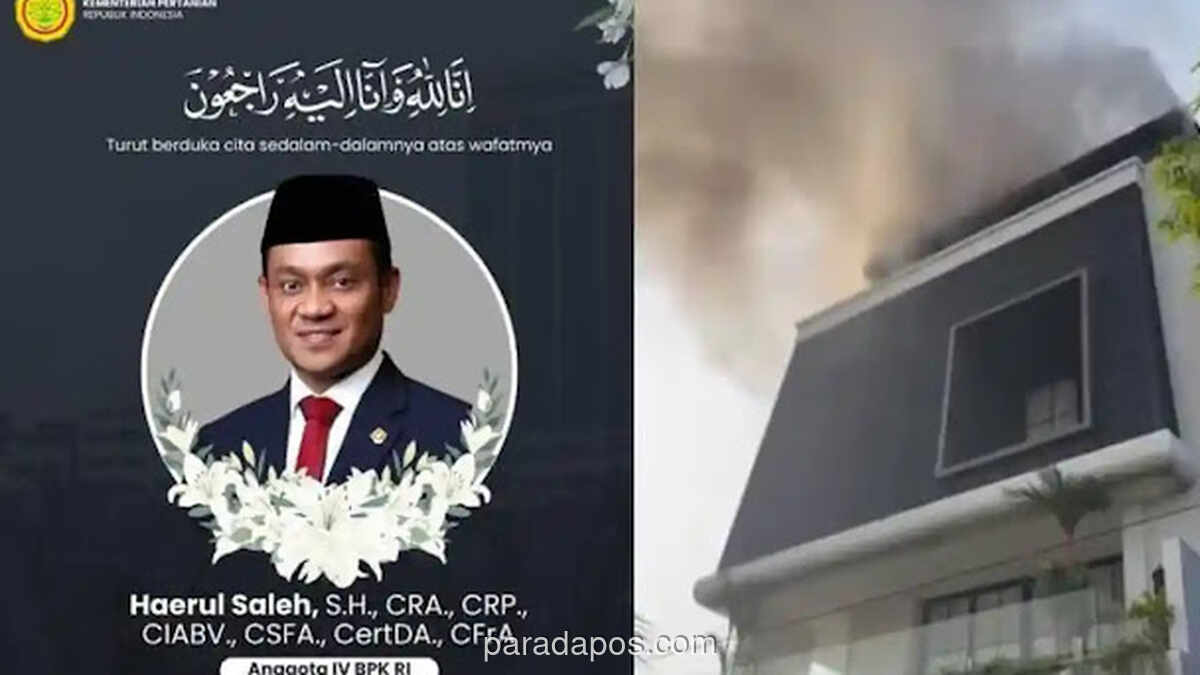 Anggota BPK Haerul Saleh Tewas dalam Kebakaran Rumah di Jagakarsa