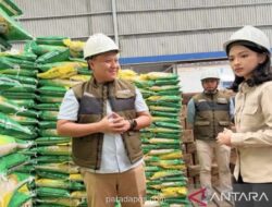 Anggota DPR Tinjau Gudang Bulog Lampung Selatan, Pastikan Stok Beras 32.500 Ton Aman