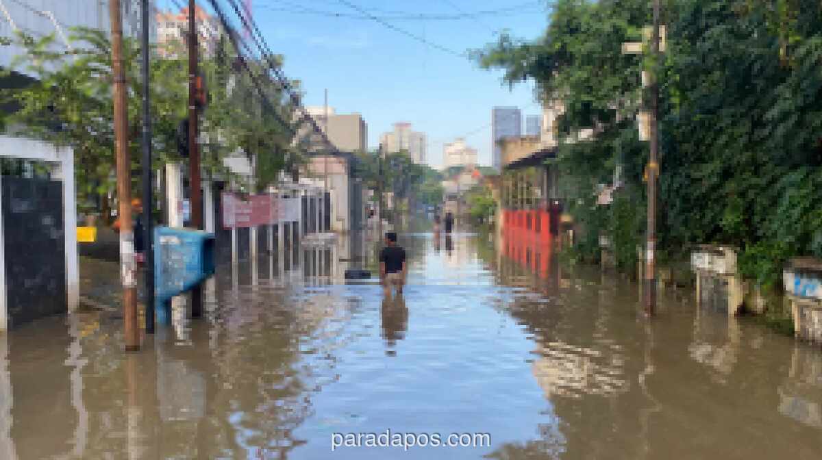 37 RT di Petogogan Kebayoran Baru Terendam Banjir, RW 03 Paling Parah Akibat Luapan Kali Krukut