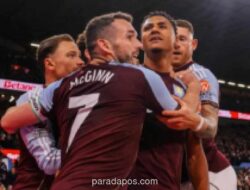 Aston Villa Pastikan Tiket Liga Champions Usai Kalahkan Liverpool 4-2
