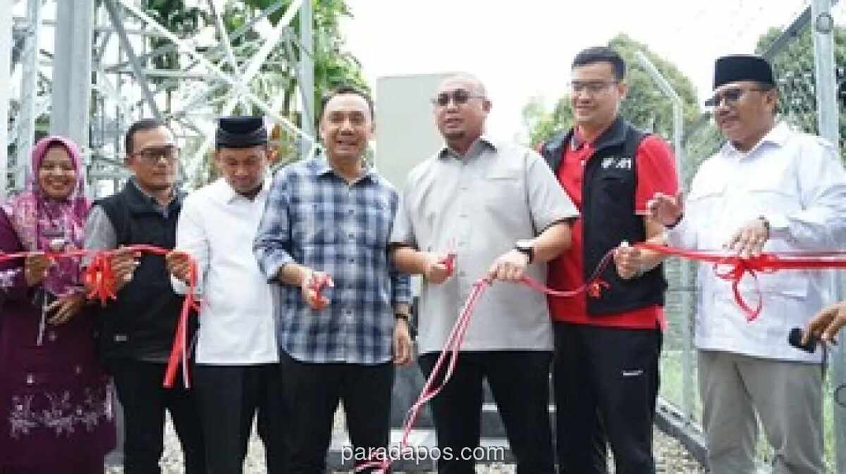 Andre Rosiade Resmikan BTS Telkomsel di Malalak, Akhiri Keluhan Blank Spot Warga Agam