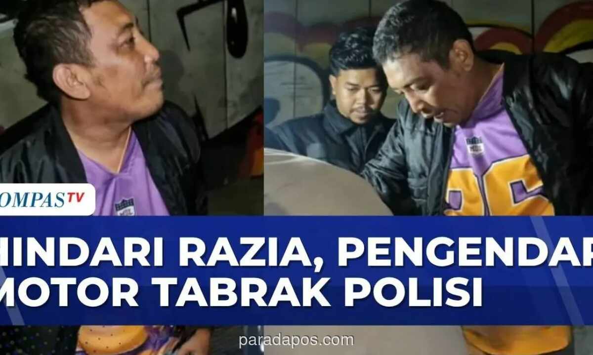 Pengendara Mabuk Tabrak Polisi Saat Razia di Gambir, Tak Bawa Surat Kendaraan