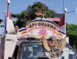 Ratusan Umat Buddha Ikuti Ritual Pengambilan Api Dharma Tri Suci Waisak di Grobogan