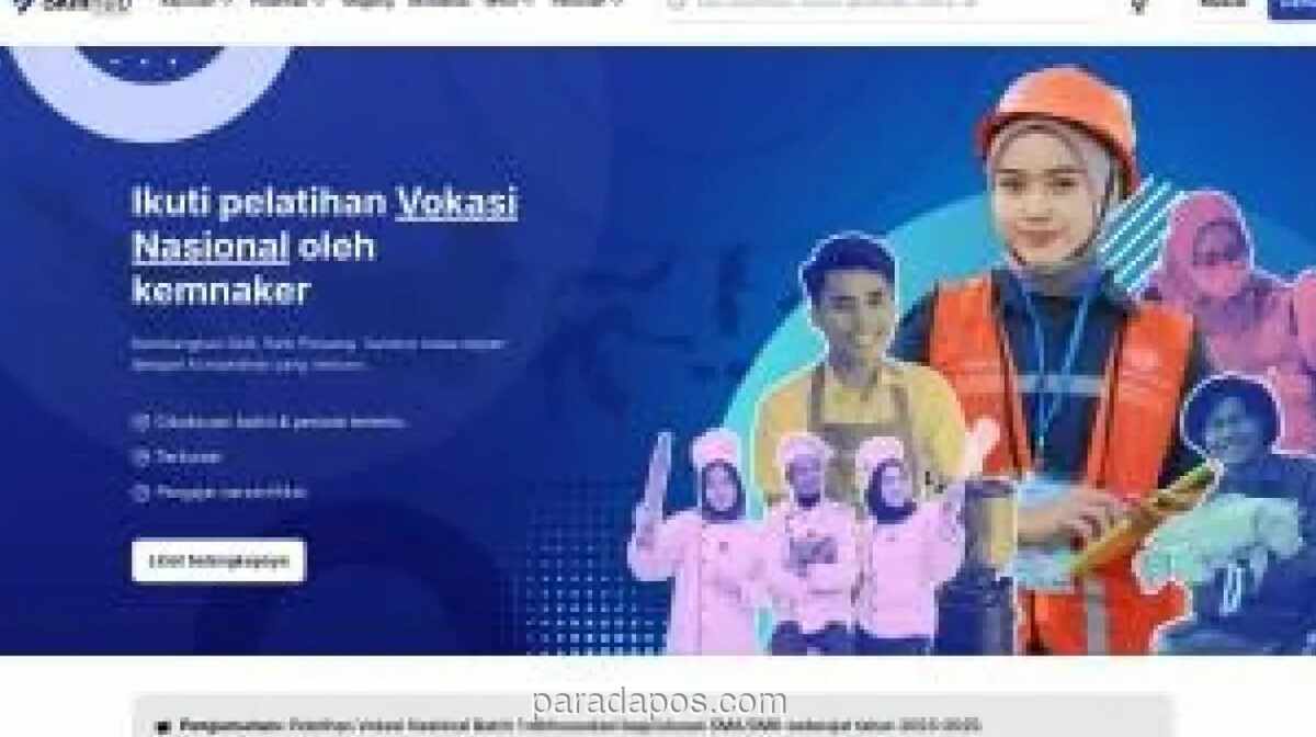 Kemenaker Buka Pendaftaran Program Pelatihan Vokasi Nasional Batch 2 Melalui Platform Skillhub
