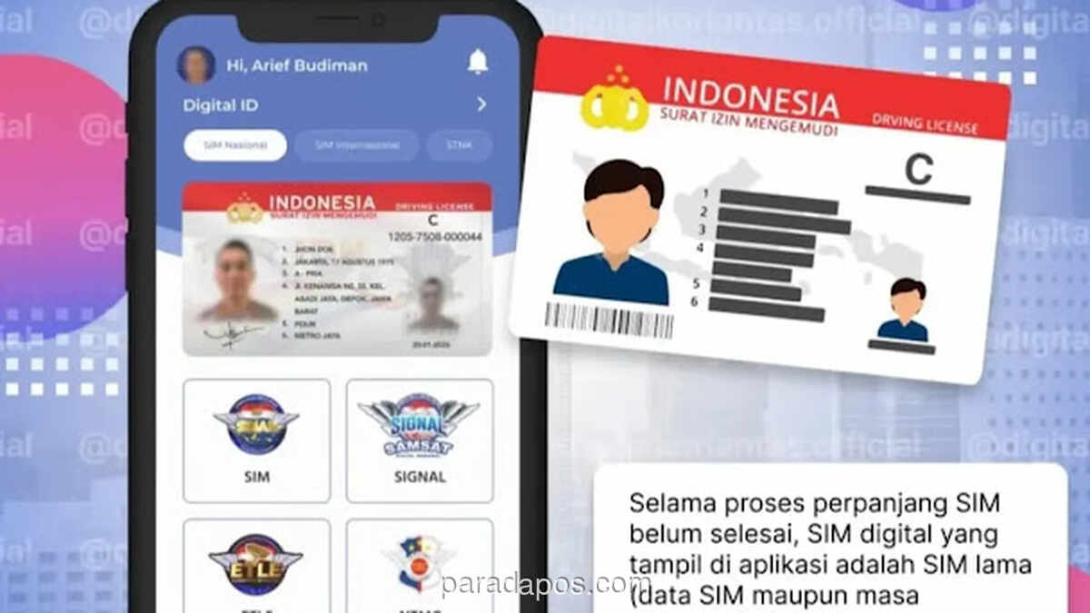 Polri Resmi Luncurkan SIM Digital Mulai 22 Mei 2026, Cukup Bawa Ponsel saat Pemeriksaan