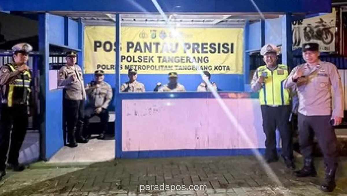 Polres Metro Tangerang Kota Dirikan 22 Pos Pantau Antisipasi Kejahatan Jalanan