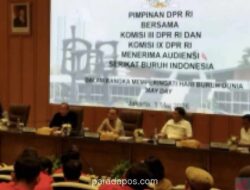 Dasco Sampaikan Salam dari Presiden Prabowo ke Aliansi Buruh di DPR